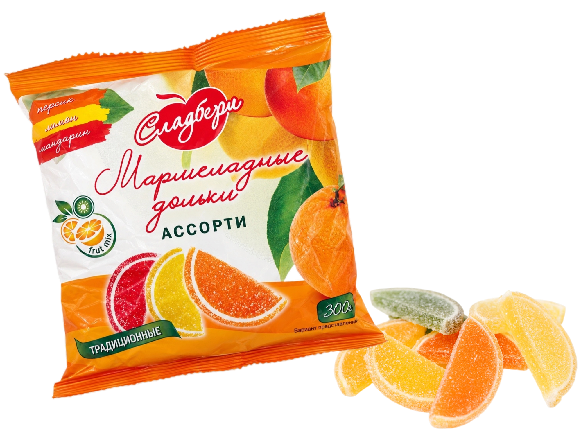 Мармелад желейный Дольки Ассорти