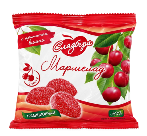 Мармелад желейный с ароматом вишни