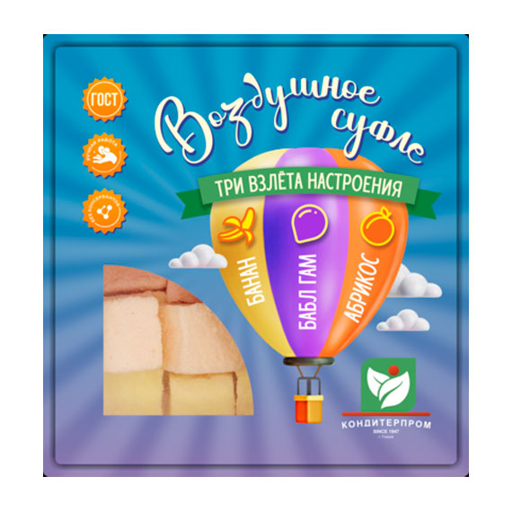 Воздушное жевательное суфле