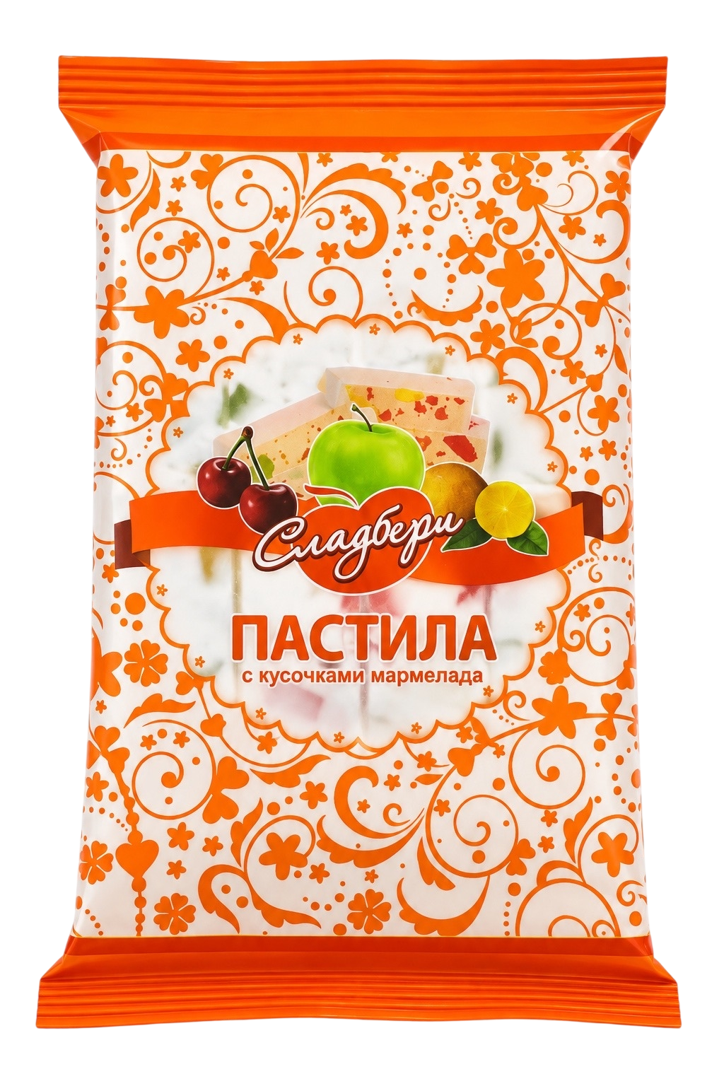 Пастила с кусочками мармелада